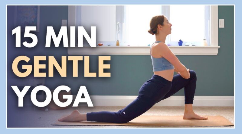 15 min Simple Yoga for Flexibility and Stress Relief - YouTube